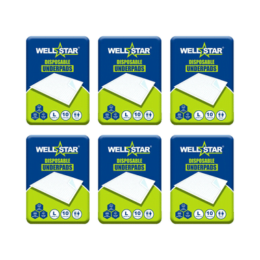 Wellstar Disposable Underpads (10 Each)