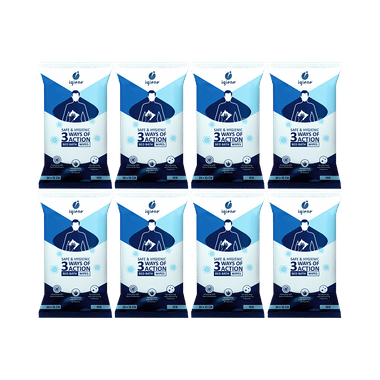 Igiene Safe & Hygienic Bed Bath Wipes (10 Each)