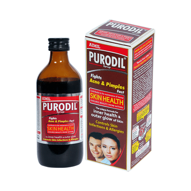 Purodil Syrup |  Fights Acne & Pimples | Controls Skin Infections & Allergies