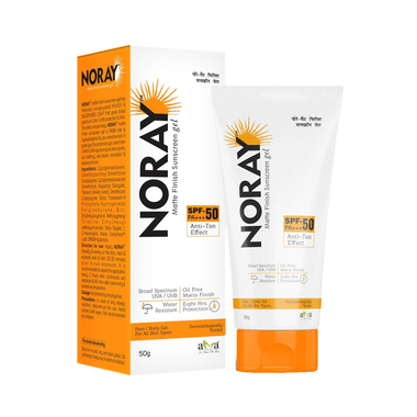 Noray Matte Finish Sunscreen Gel SPF 50 PA+++