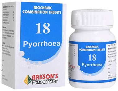Bakson's Homeopathy Biocombination 18 Tablet