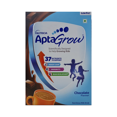 AptaGrow For Kids 3+ Years | Supports Growth, Immunity & Brain Development | Flavour Chocolate