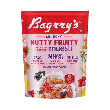 Bagrry's Crunchy Nutty Fruity With Seeds & Berries Muesli