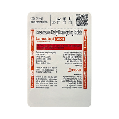 Lansotop 30dt Tablet