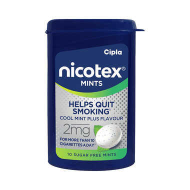 Nicotex 2mg Mints Sugar Free Cool Mint Plus