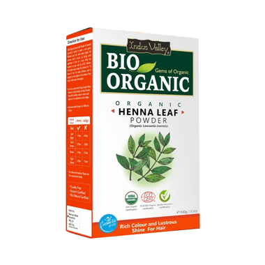 Indus Valley Bio Organic Henna Leaf Powder Regular