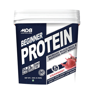 MDB Master Dream Bodies Beginner Protein 14g Whey Concentrate Strawberry