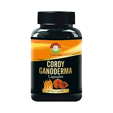 Cordy Herb Cordy Ganoderma Veg Capsule for Boost Immunity, Detox Rejuvenation & Anti-Oxidant Support, Ultimate Health & Nutrition Supplement