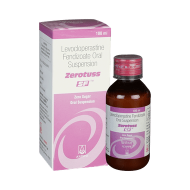 Zerotuss Oral Suspension Sugar Free Mango