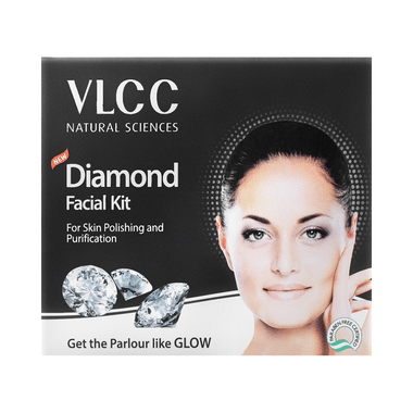 Combo Pack of VLCC Diamond Facial Kit (60gm) & Pedicure-Manicure Hand & Foot Care kit (210gm)