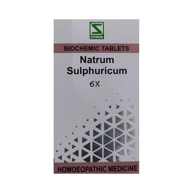 Dr Willmar Schwabe India Natrum Sulphuricum Biochemic Tablet 6X