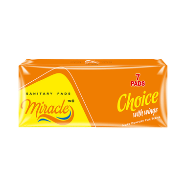 Miracle Choice Sanitary Pads With Wings