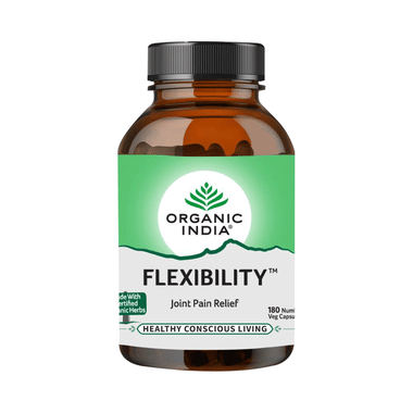 Organic India Flexibility Veg Capsule | Relieves Joint Pain