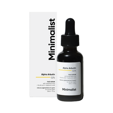Minimalist 02% Alpha Arbutin Face Serum | Fights Pigmentation and Dark Spots