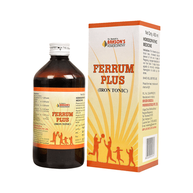 Bakson's Homeopathy Ferrum Plus Iron Tonic Sugar Free