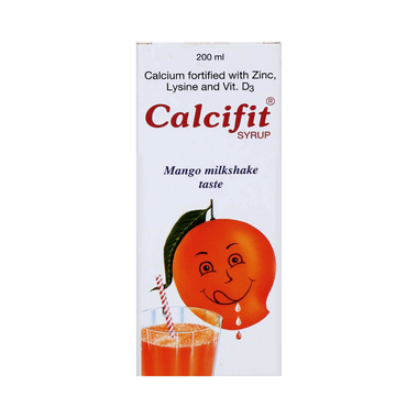 Calcifit Syrup Delicious Mango Milkshake