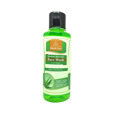 Khadi Pure Herbal Aloevera Face Wash