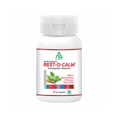 Aplomb Rest -O- Calm (Ashwagandha+ Melatonin) Veg Capsule
