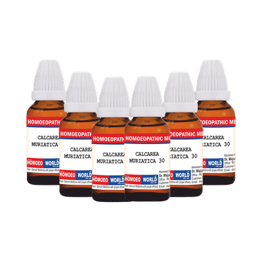 Dr. Majumder Homeo World Calcarea Muriatica Dilution(30ml Each) 30 CH