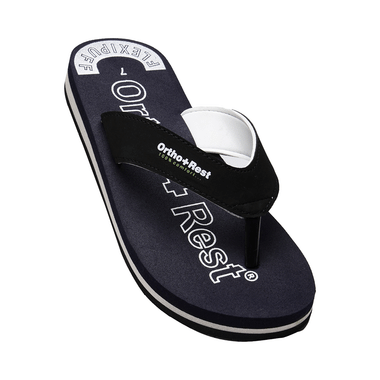 Ortho + Rest Men Slipper Orthopedic Super Soft, Lightweight And Comfortable Flip Flops For Home Daily Use Blue 11