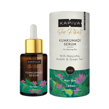 Kapiva Kumkumadi Serum Brighter & Glowing Skin | Helps Reduce Dark Spots, Pigmentation