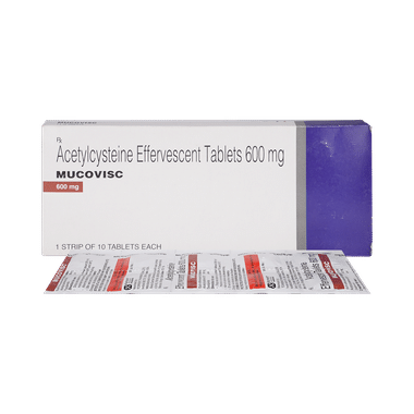 Mucovisc 600mg Effervescent Tablet