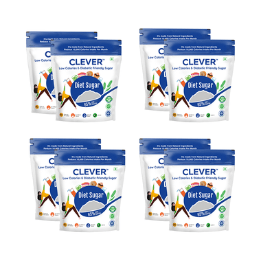 Clever Low Calories & Diabetic Friendly Diet Sugar (1kg Each)