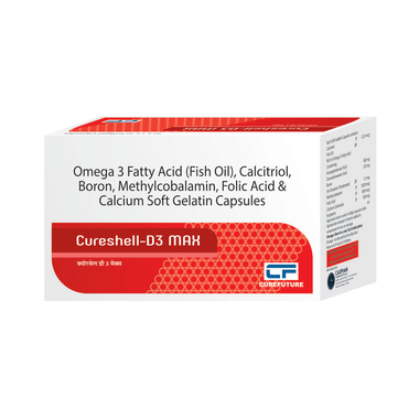 Cureshell-D3 Max Soft Gelatin Capsule