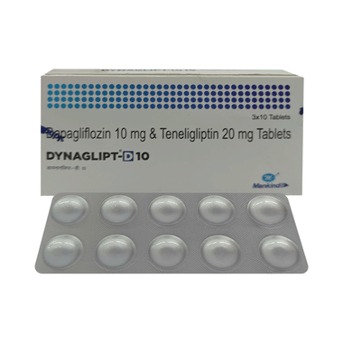 Dynaglipt D 10mg/20mg Tablet