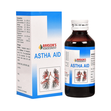 Bakson's Homeopathy Astha Aid Syrup