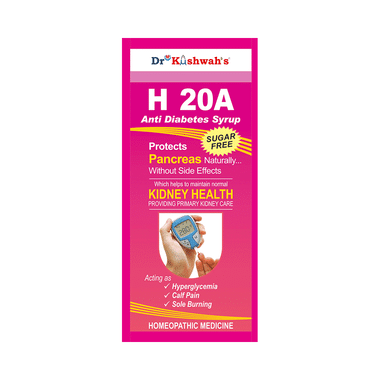 Dr Kushwah's H 20A Anti Diabetes Syrup Sugar Free