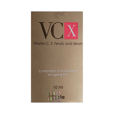 Vcx Vitamin C, E & Ferulic Acid Serum | Antioxidant Face Care Product For Ageing Skin, Dull Skin