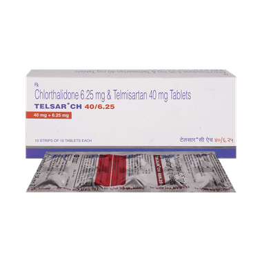 Telsar CH 40mg/6.25mg Tablet