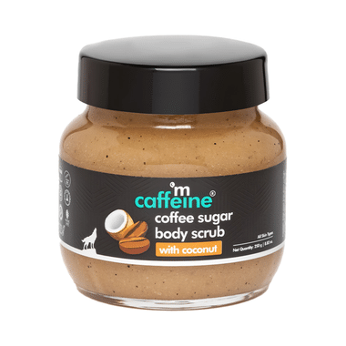 mCaffeine Coffee Sugar Body Scrub with Coconut