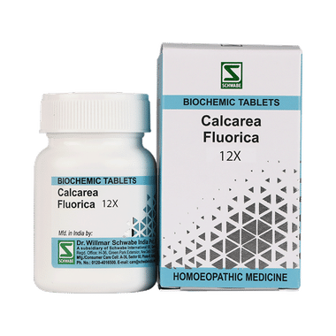 Dr Willmar Schwabe India Calcarea Fluorica Biochemic Tablet 12X