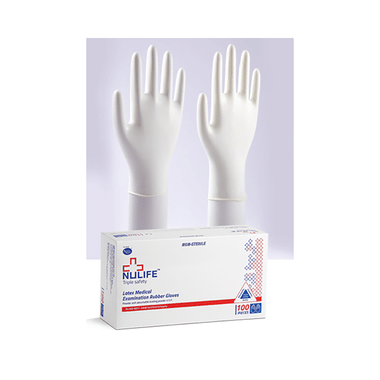 Nulife Latex Medical Examination Powdered Gloves Small