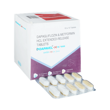 Dapavel-M 10/1000 Tablet ER