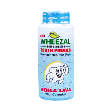 Wheezal Hekla Lava with Calendula Tooth Powder