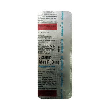 GABAgesic 100mg Tablet