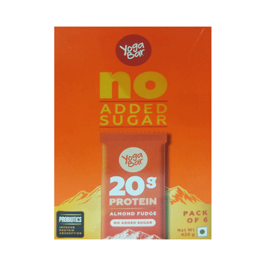 Yoga Bar 20gm Protein Bar For Nutrition | Flavour Almond Fudge