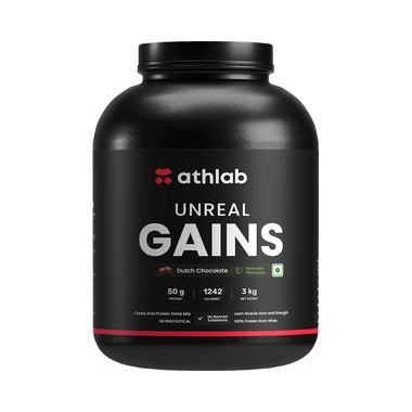 Athlab Unreal Gains Powder Dutch Chocolate