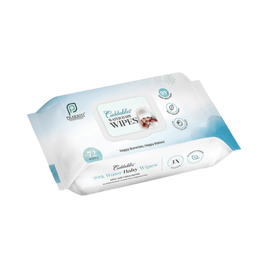Cuddables Water Baby Wipes (72 Each)