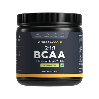 Nutrabay Gold 2:1:1 BCAA Green Apple