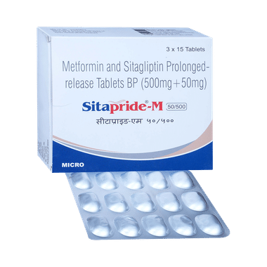 Sitapride-M 50mg/500mg Tablet PR