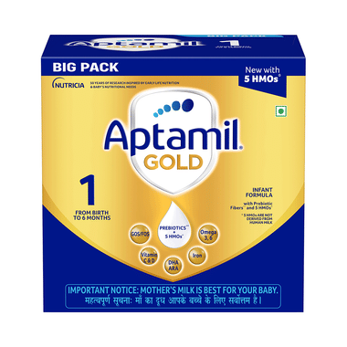 Aptamil Gold  Infant Formula with Prebiotic Stage 1 from Birth to 6 Months