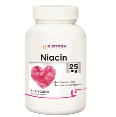Biotrex Niacin 25mg Capsule