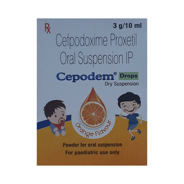Cepodem Drops Dry Suspension Orange