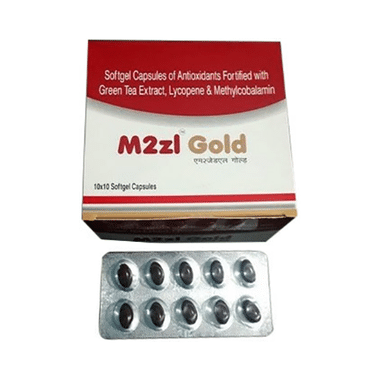 M2zl Gold Soft Gelatin Capsule