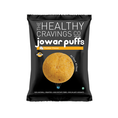 The Healthy Cravings Co Jowar Puffs Cheddar Cheese Pack Of 6