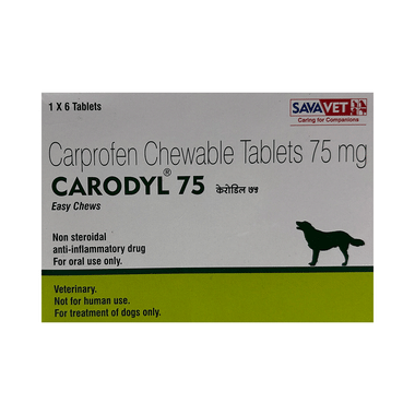 Carodyl 75mg Pet Chewable Tablet